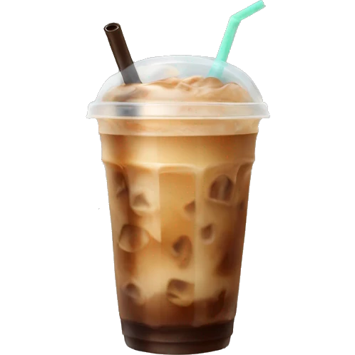 Iced coffee emoji