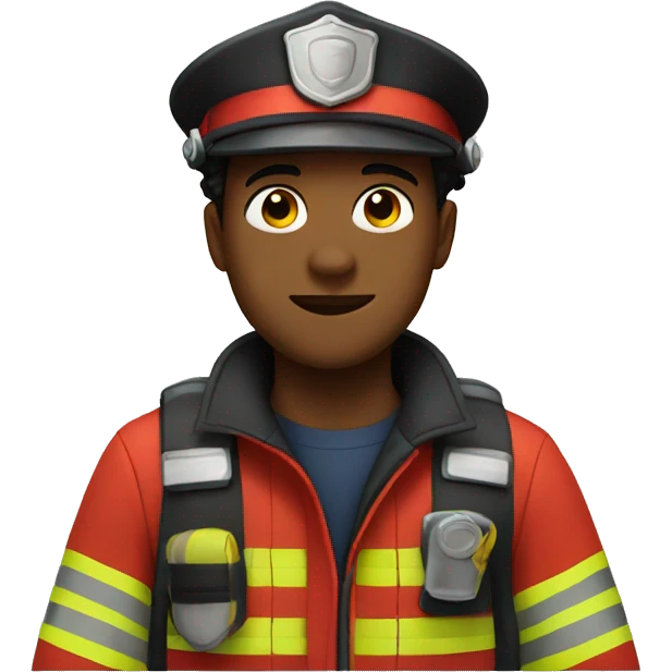student as a fireman emoji