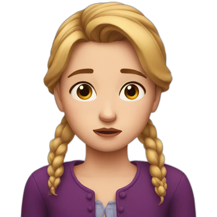 Sad anna emoji