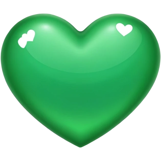 Green heart emoji