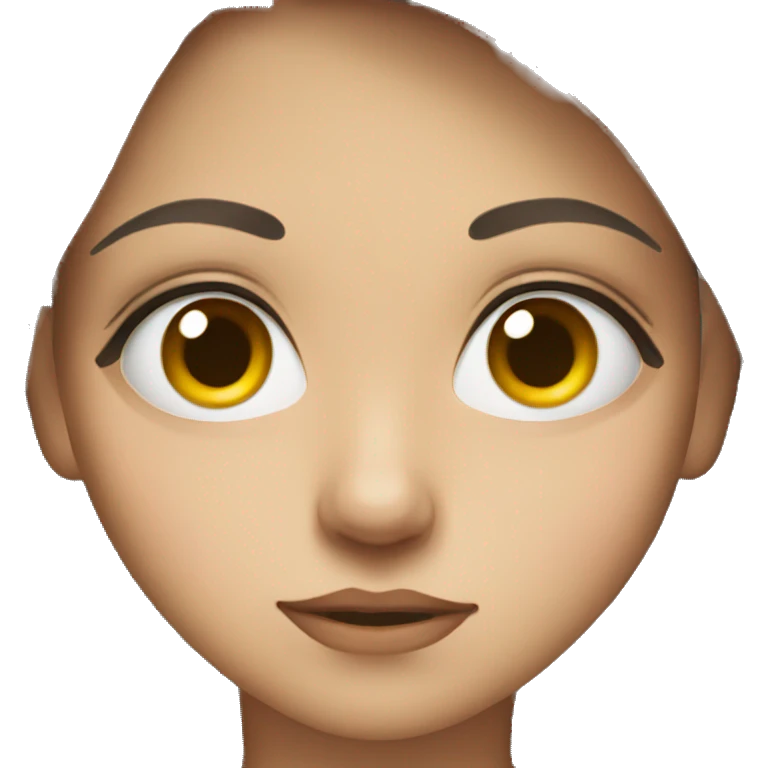 Girl eye roll emoji