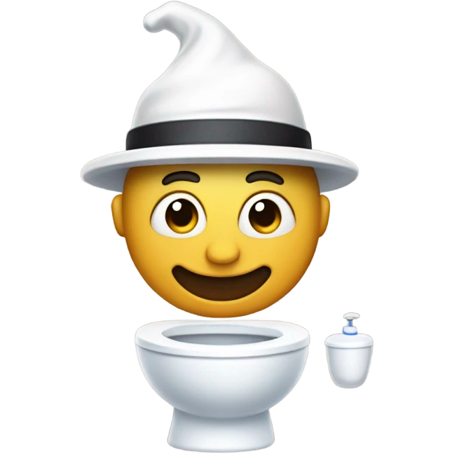 Toilet man emoji