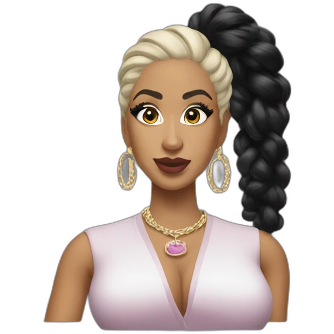 Cardi B black emoji