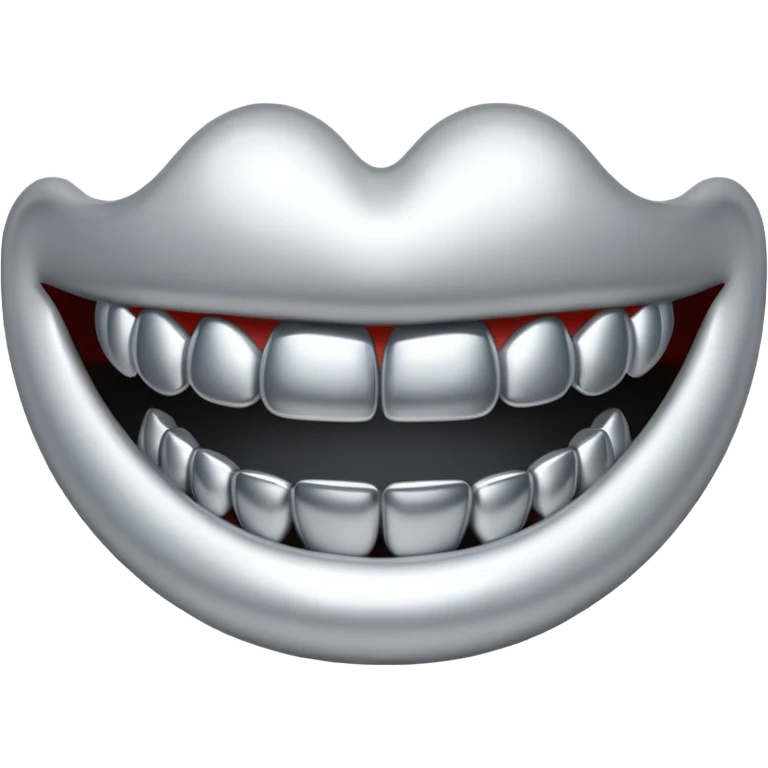 silver grillz emoji