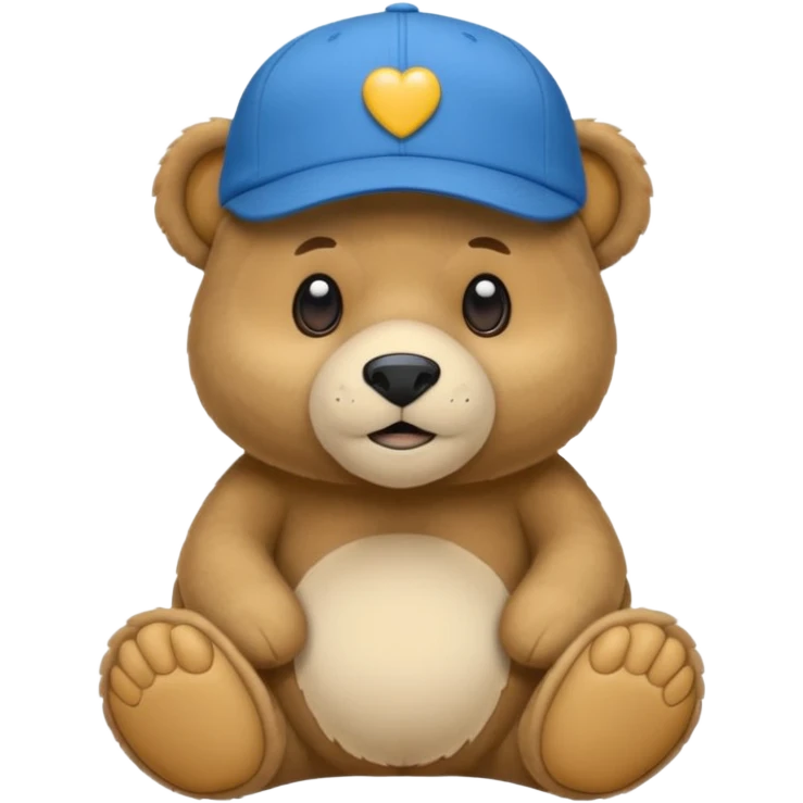 oso con gorra azul emoji