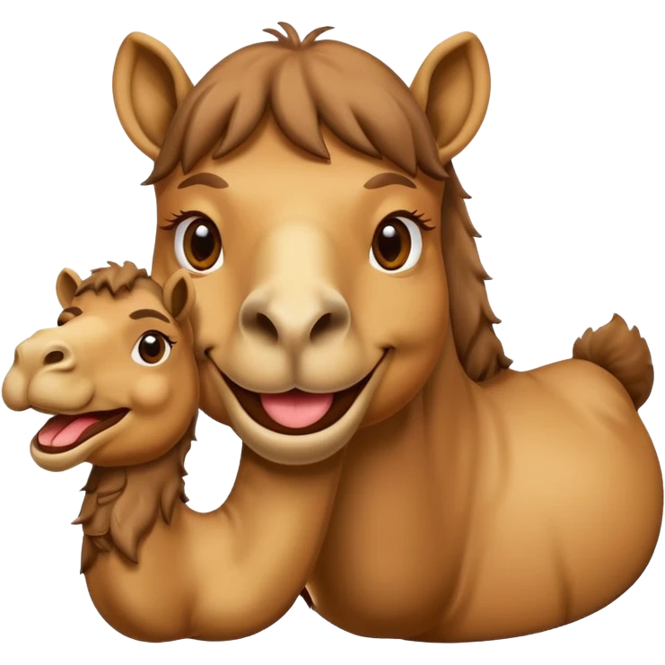 Camel funny emoji
