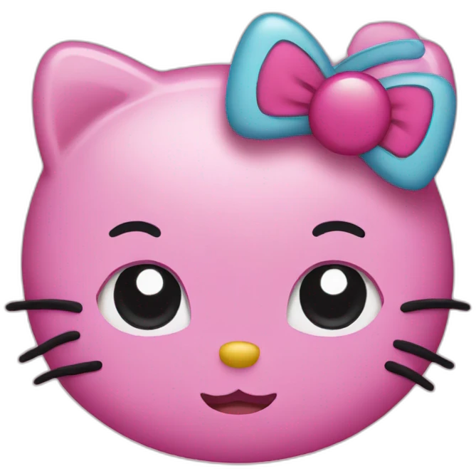 Hello kitty emoji emoji