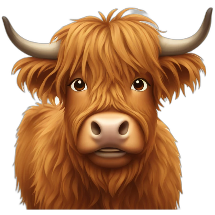 Highland cow emoji