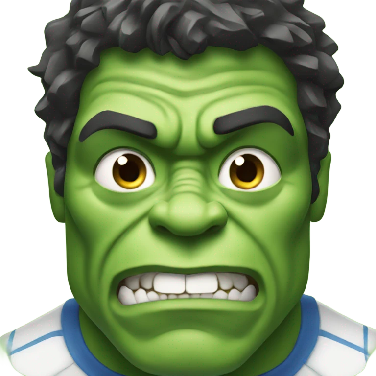 Surfing hulk emoji