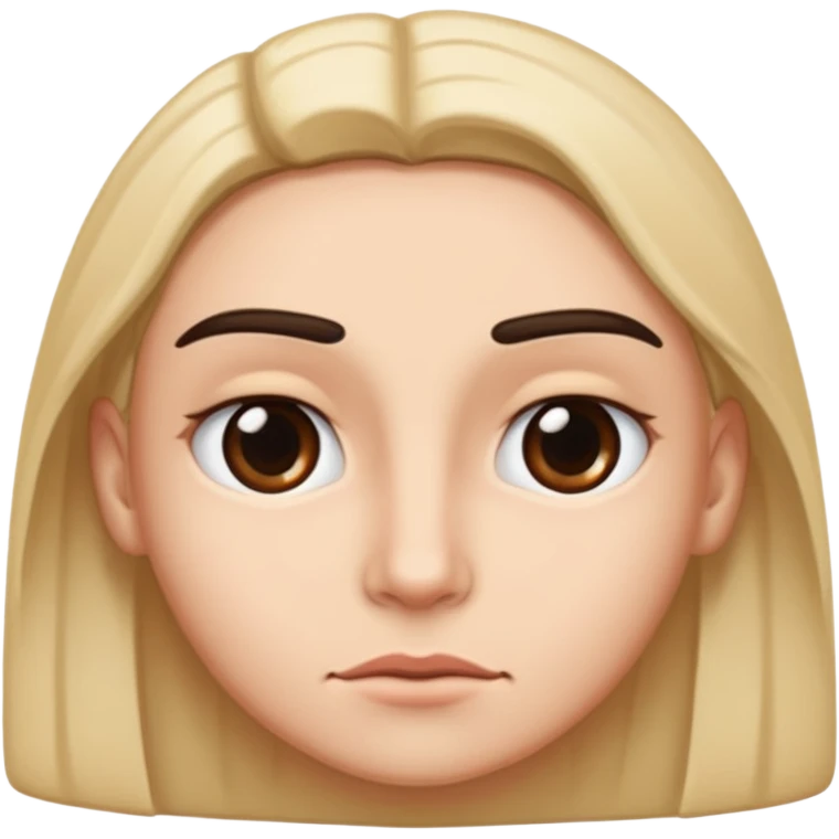 one eyebrow raised suspiciously higher than the other emoji