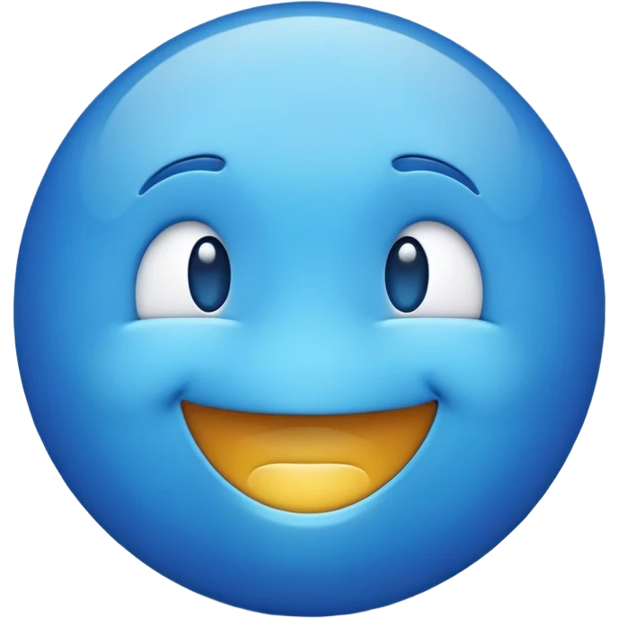 Blue emoji emoji