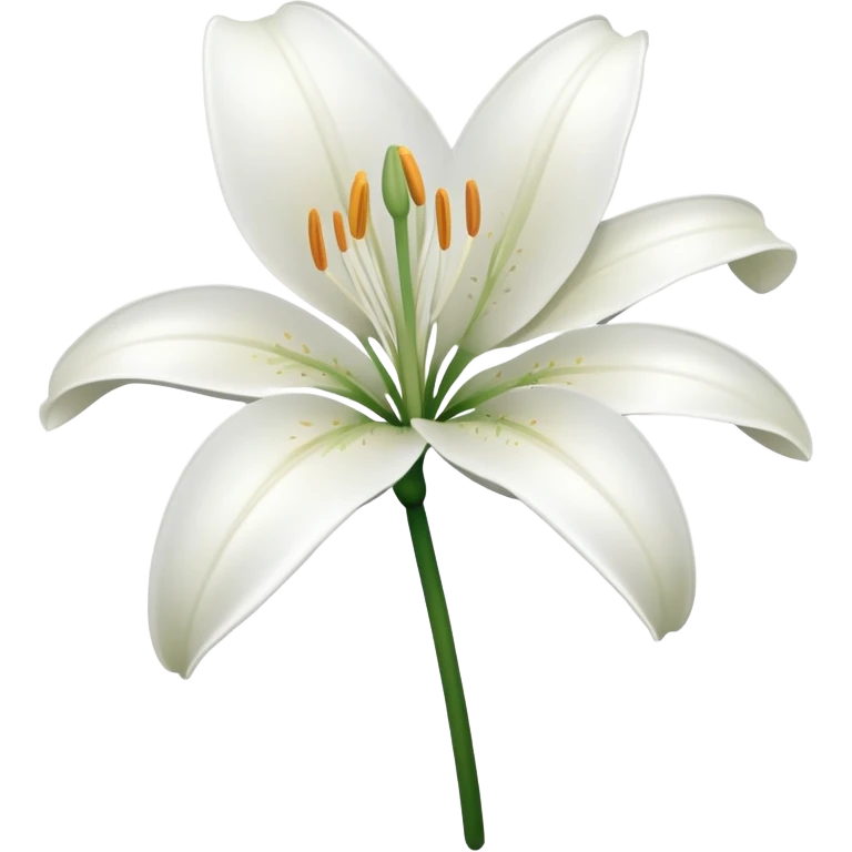 Lily flower emoji