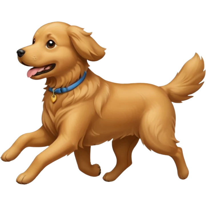a dog running emoji