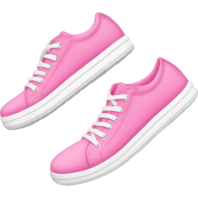 Pink sneakers  emoji