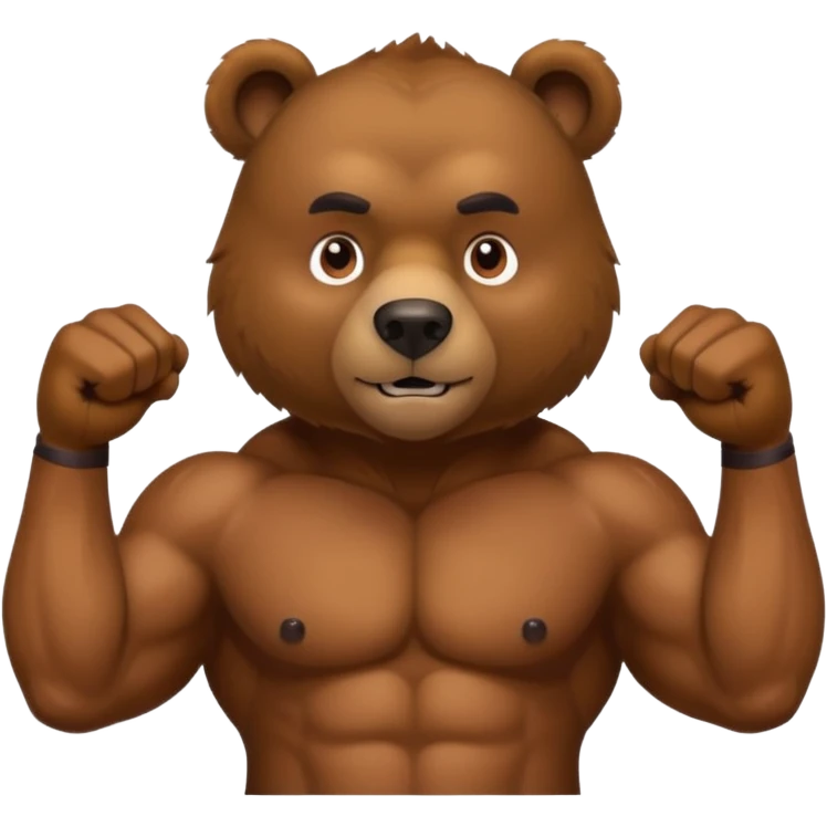 sportman bear emoji