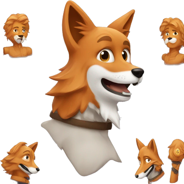 Foxi combinado con Fredy  emoji
