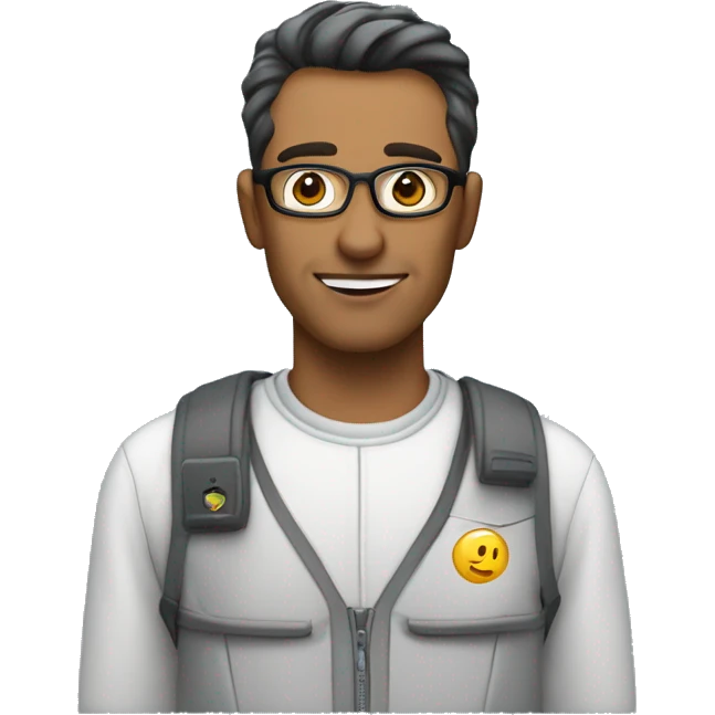 computer programmer with a logo called "Segurnet" emoji