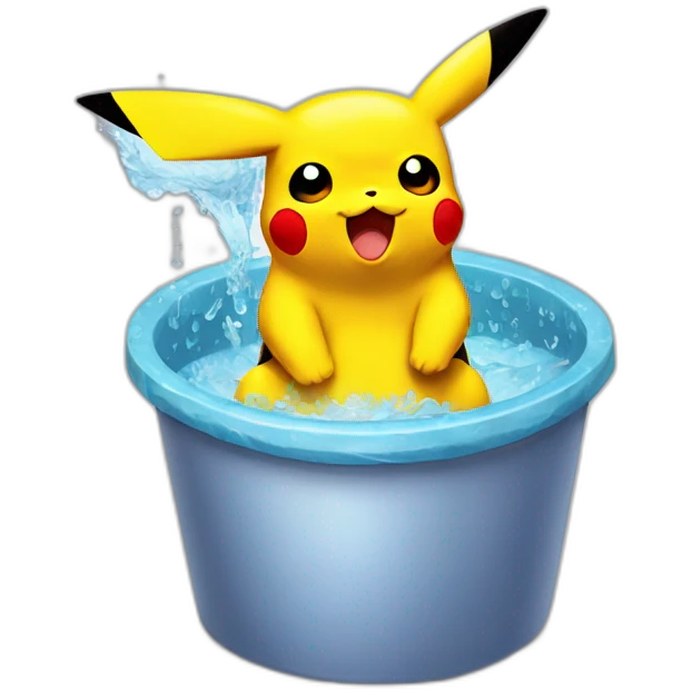 pikachu sweating emoji