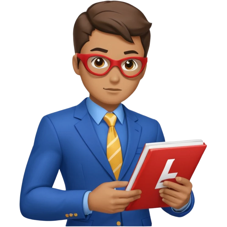 crea un super heroe cuyo don es leer rapido, en el pecho debe esta la L en mayuscual que es de lectura emoji