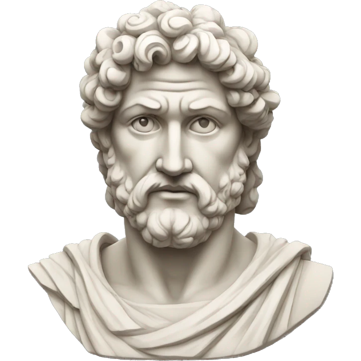 greek sculpture style man emoji
