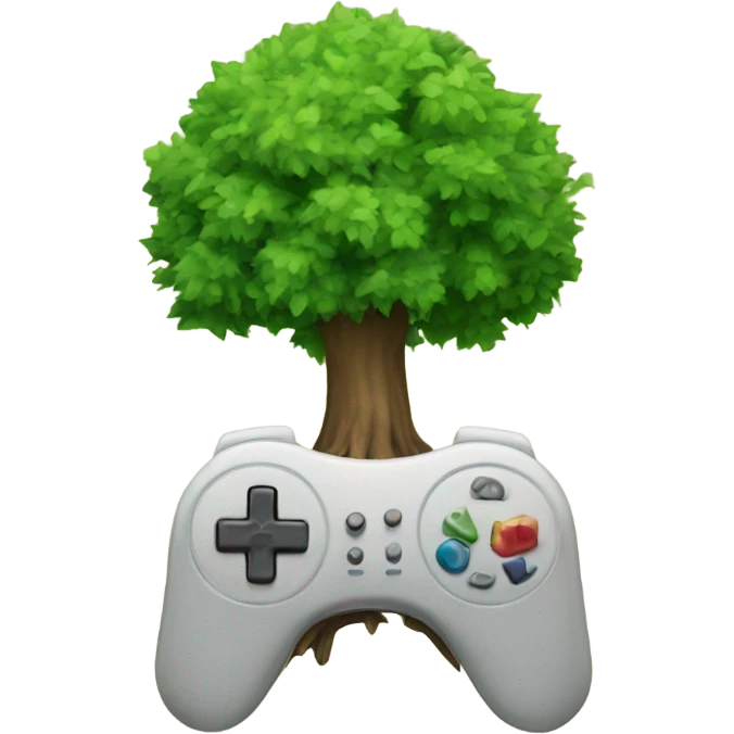 tree and controller emoji