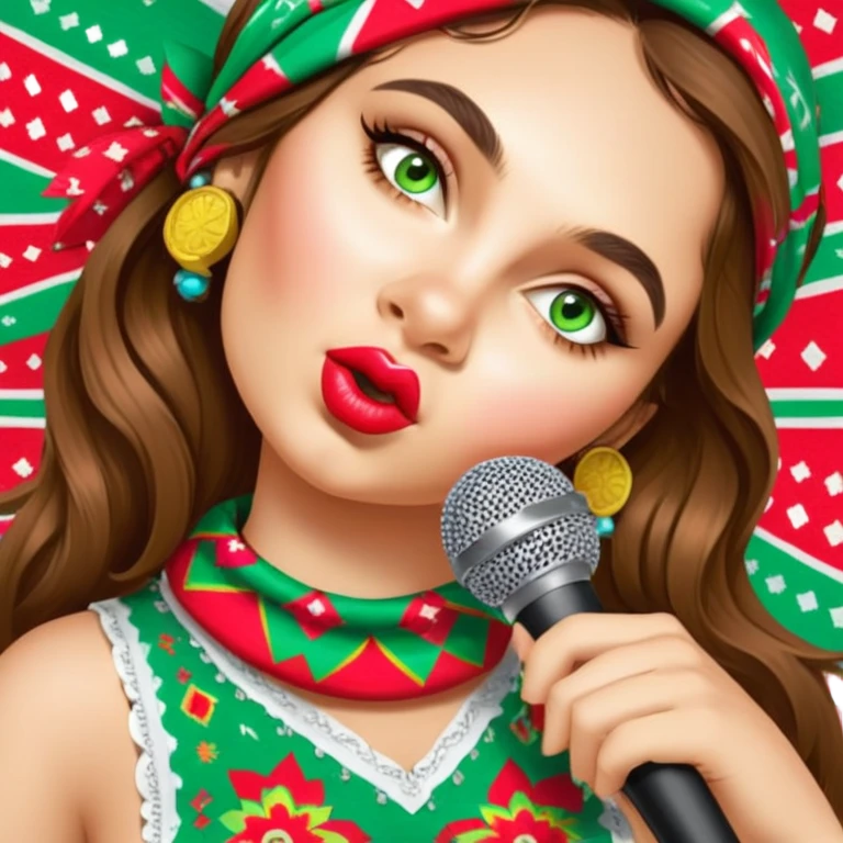 Colorful Singer emoji