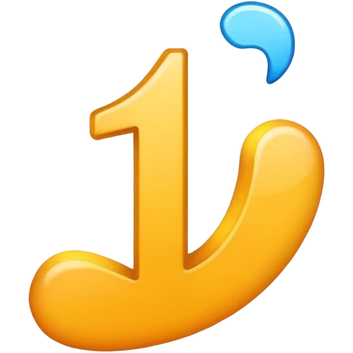 number one, first step, beginning of process emoji