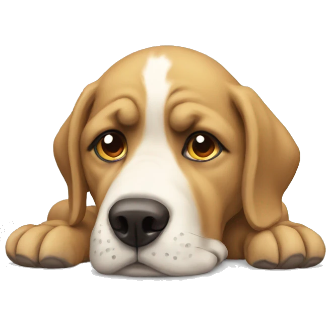 Perro triste emoji