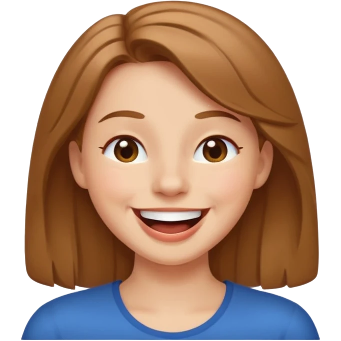 Happy laughing and winking at the same time no tears emoji