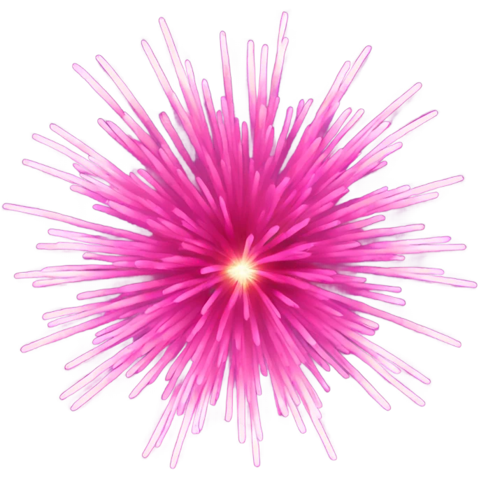 pink firework emoji