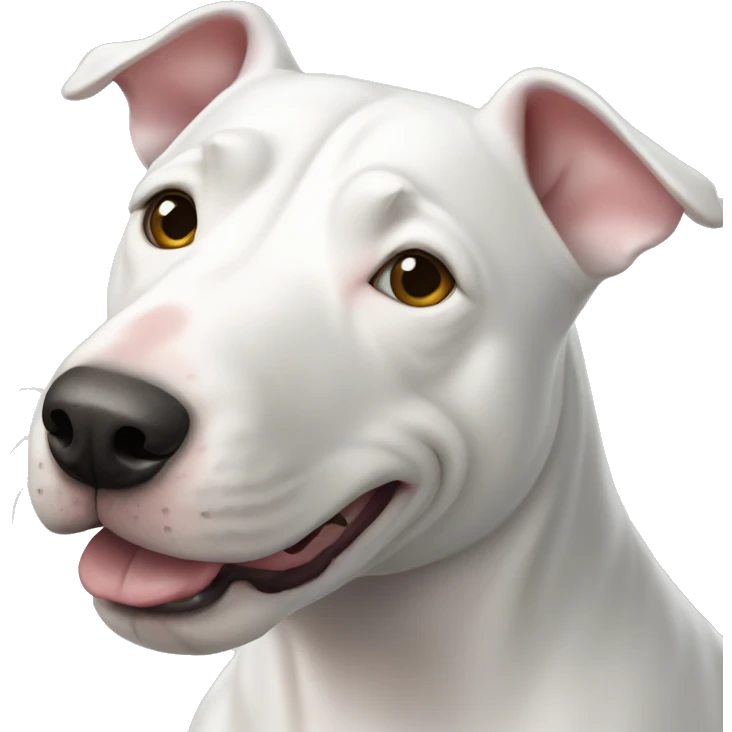 White bull terrier emoji