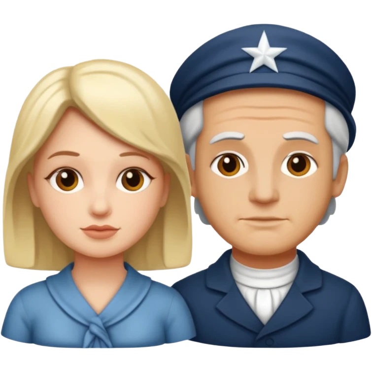 Liberty and Franklin  emoji