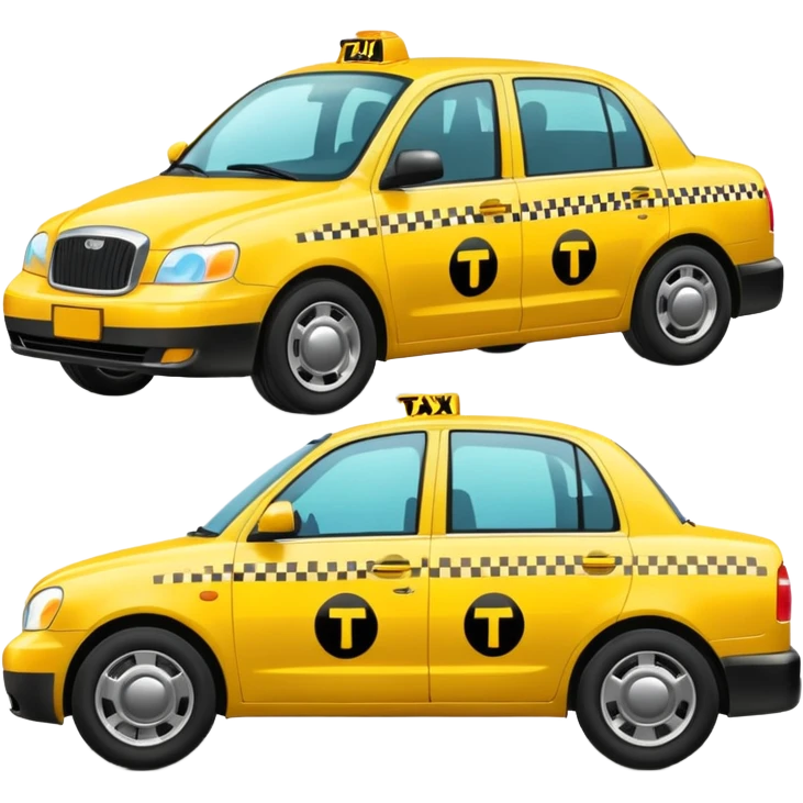 taxi, no face, no text emoji