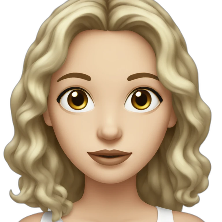 white-woman-with-dark-brown-wavy-medium-hair-big-eyes-and-eyelashes-bluegreen-eyes emoji