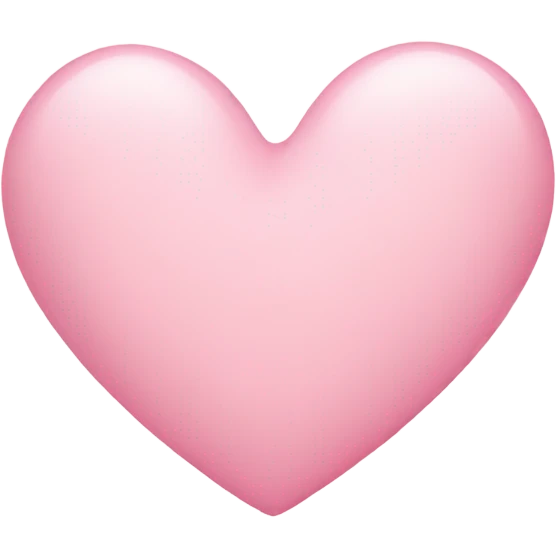 light pink heart emoji