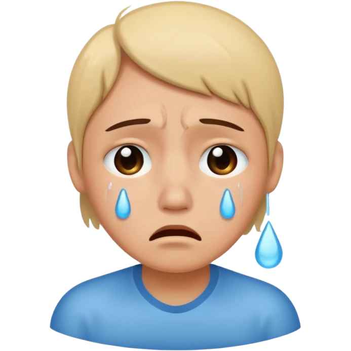 Cry baby emoji