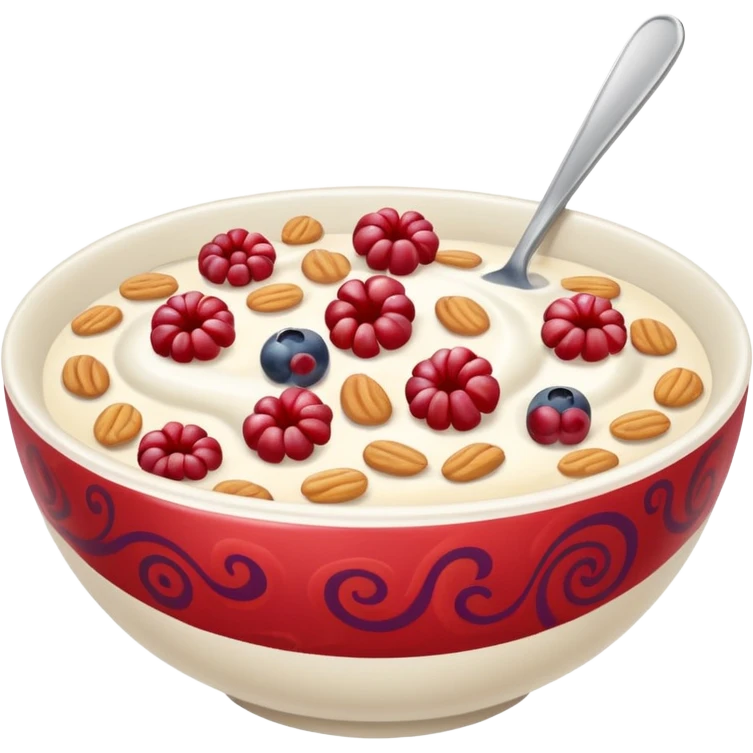 Cereal wild berry red swirls emoji