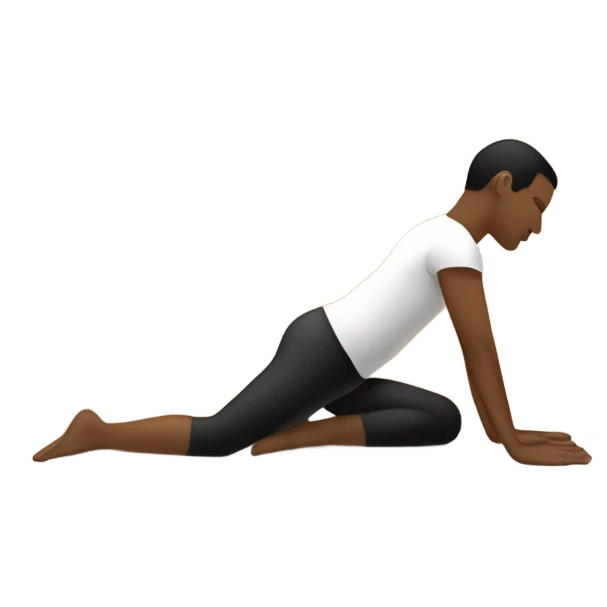 Yoga nidra laying on nails mat emoji