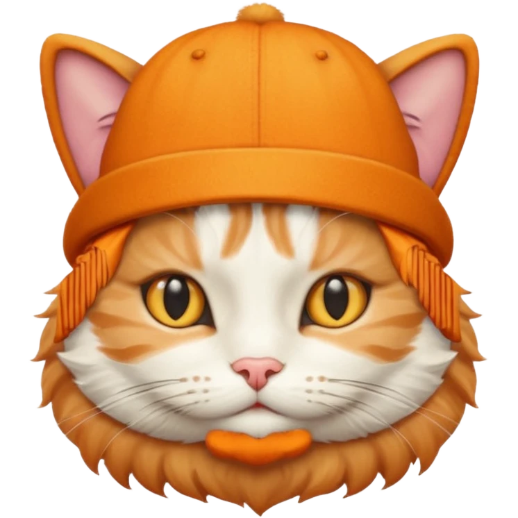 A cat ave hat emoji