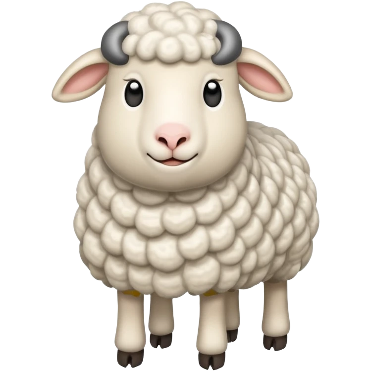sheep standing emoji