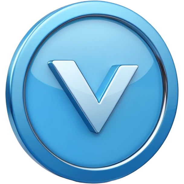 "A 3D glossy blue verification checkmark icon, smooth rounded edges, studio lighting, high resolution, minimalist aesthetic." emoji