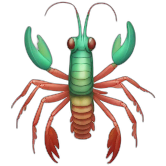 Full Body Mantis Shrimp emoji