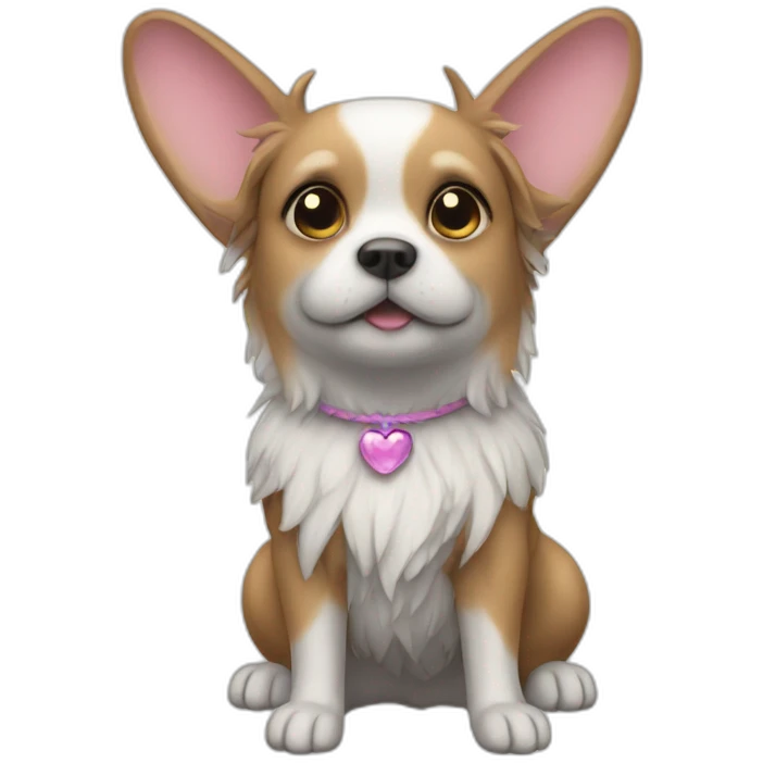 Dog-fairy emoji