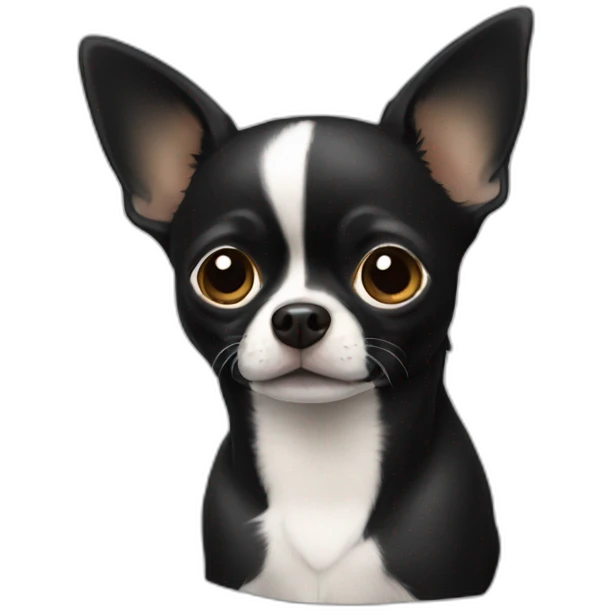chihuahua negro emoji