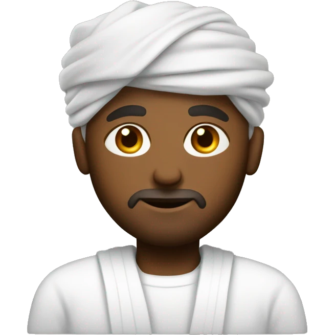 hombre con ropa de religioso emoji
