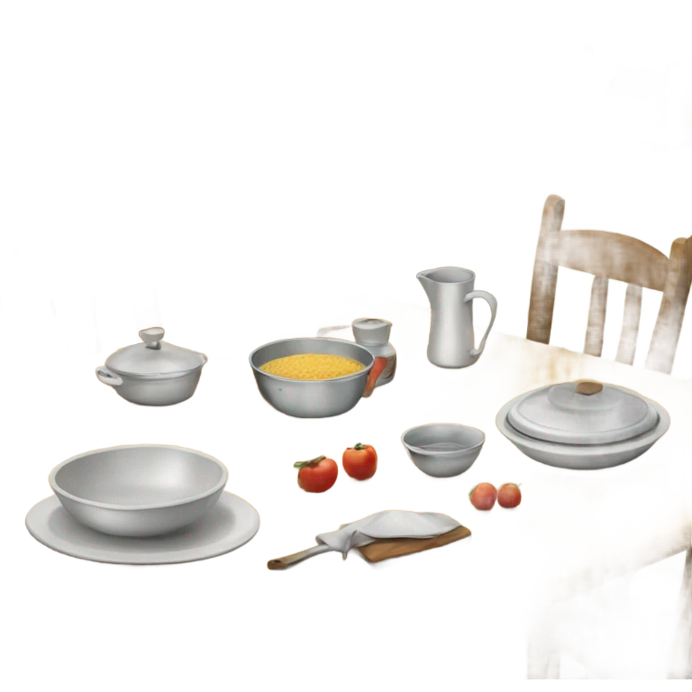 country Kitchen Table emoji