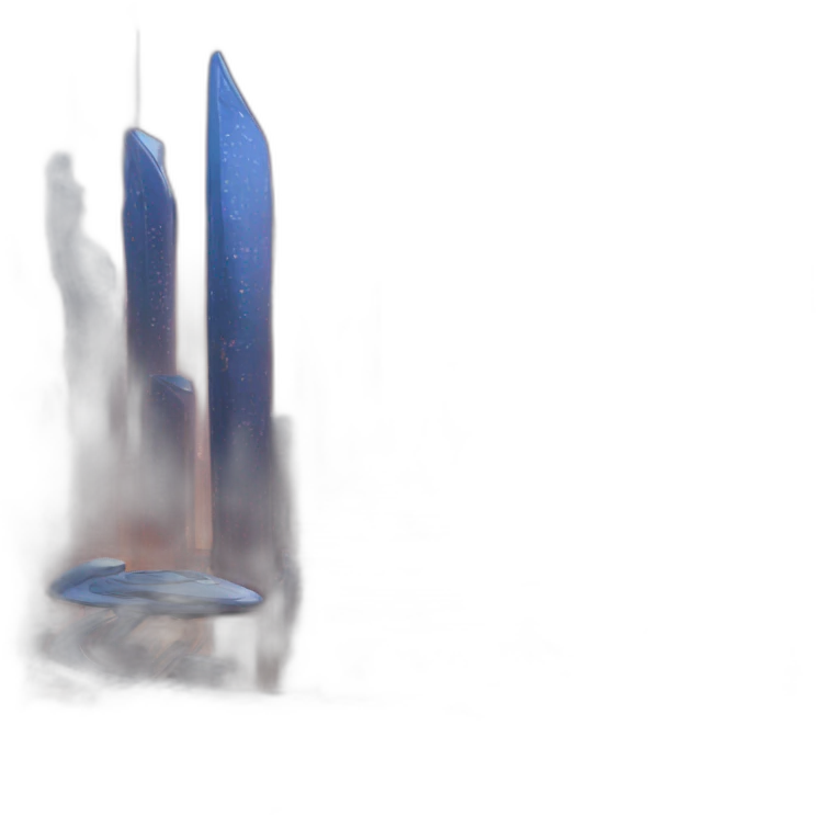 Futuristic city emoji