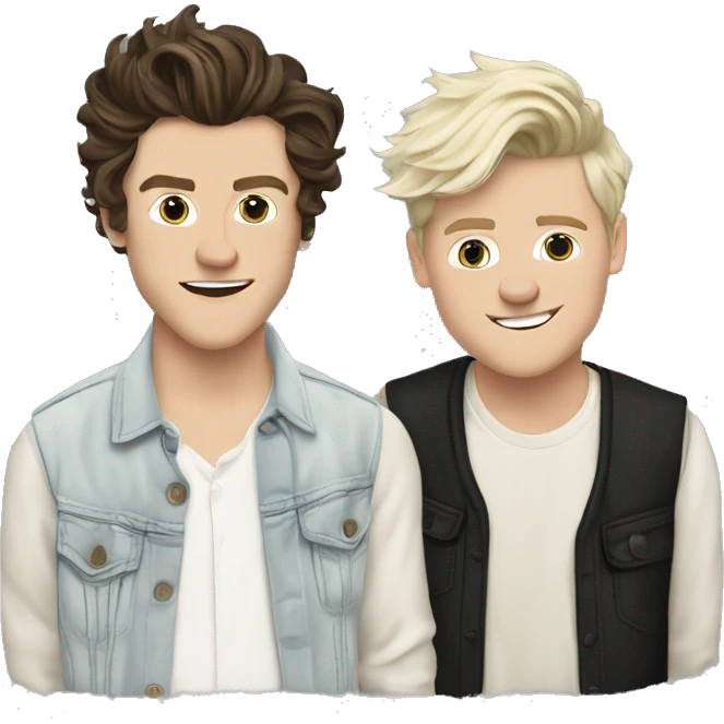 harry styles and niall horan  emoji