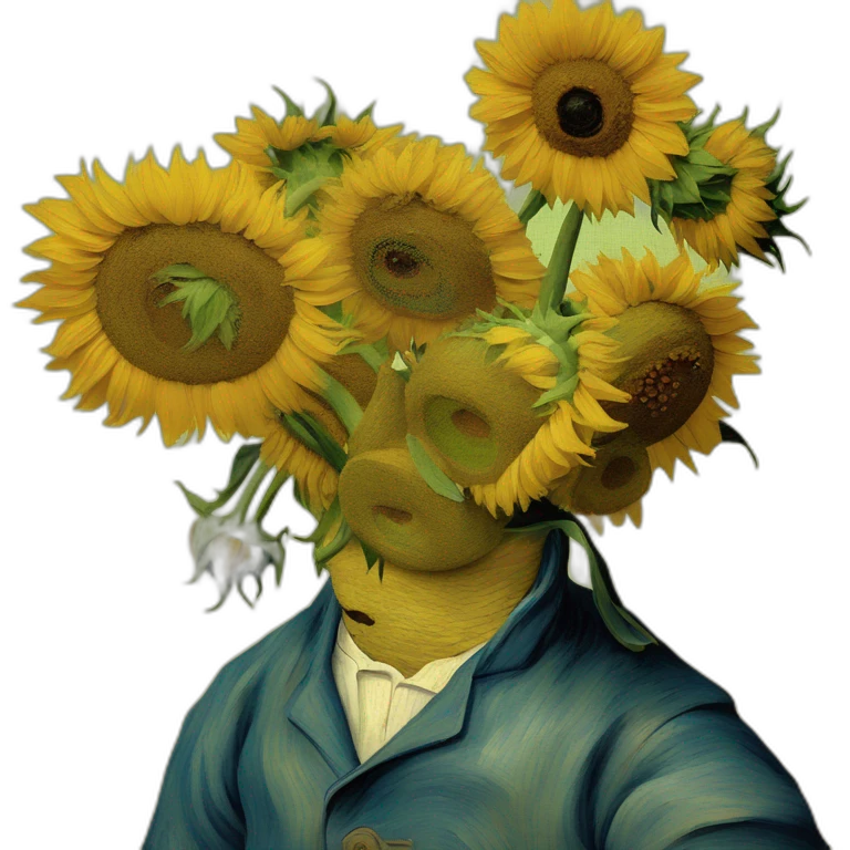 Les tournesols de Van Gogh emoji