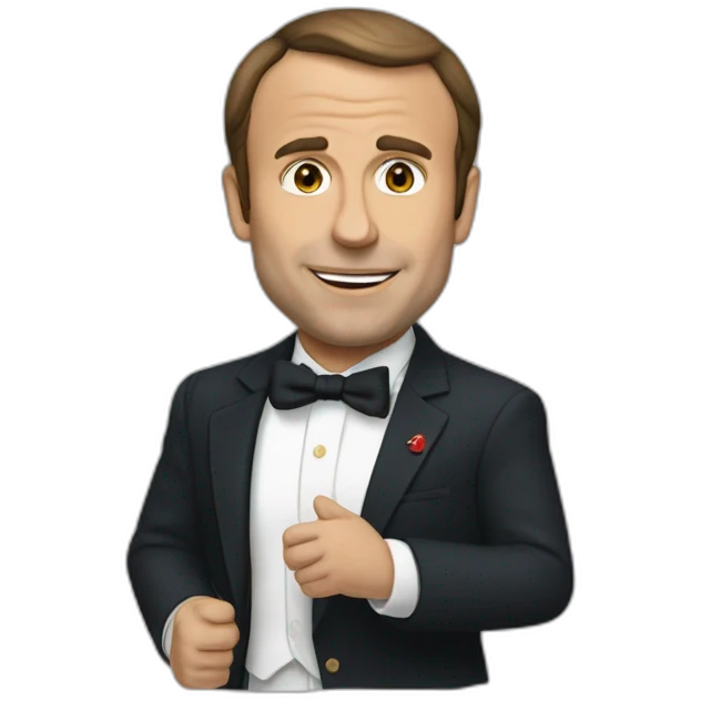 macron manifestation emoji